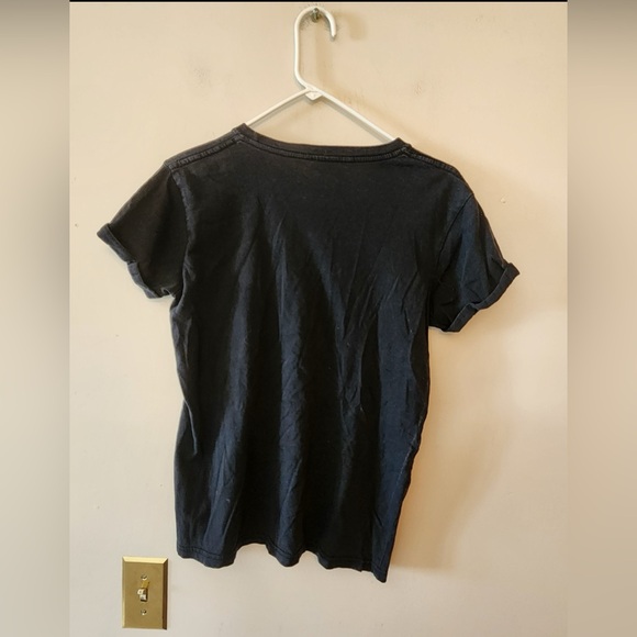 Led Zeppelin Size Small Black Tee Shirt Mens Bay Island 1977 US Tour Retro - Picture 3 of 4